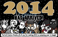 Furtail comics 2014 new year celebration picture